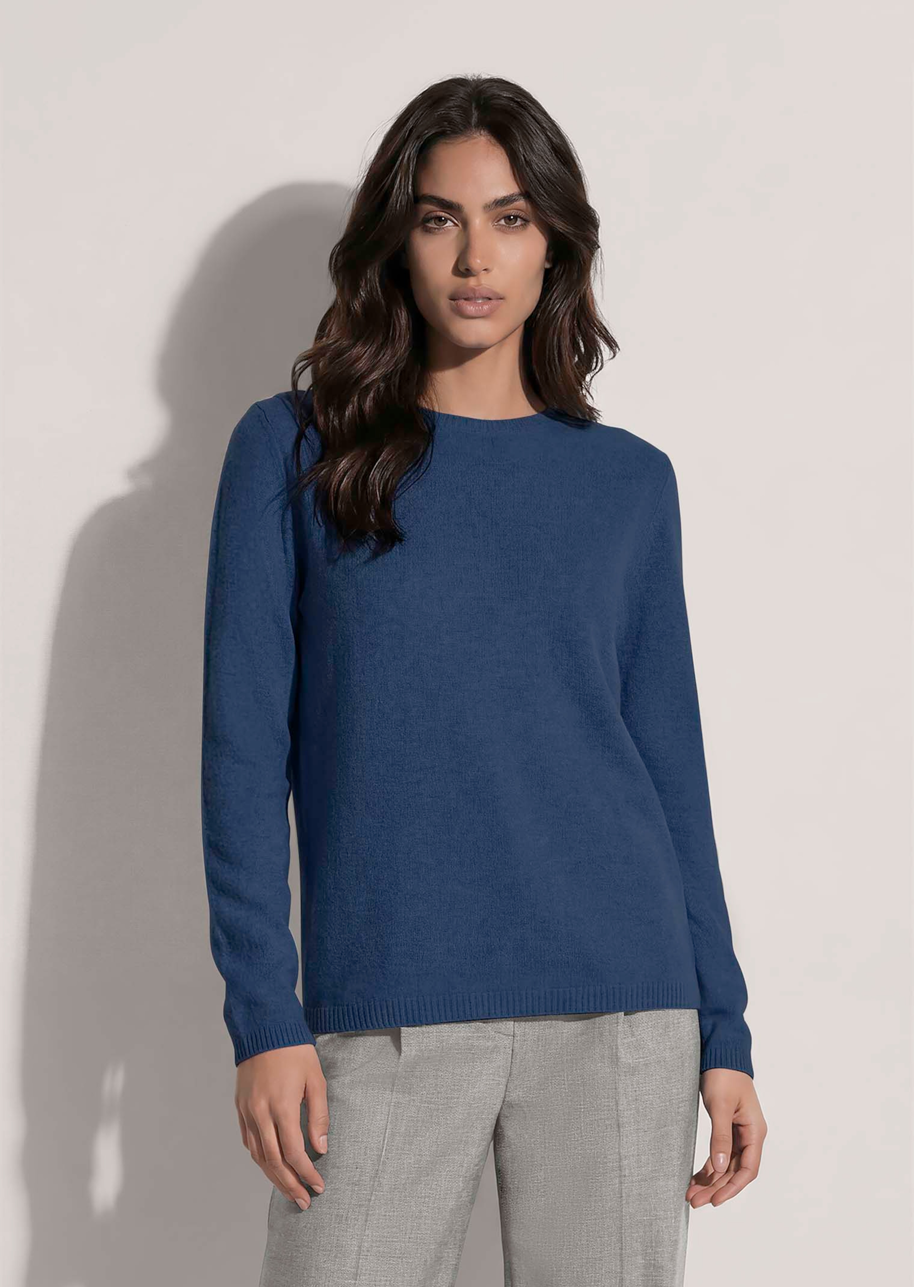 Pull à col rond en Good Cashmere