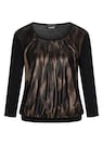 Stretchbequemes Blusenshirt mit schimmerndem Druck thumbnail 6