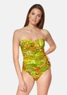 Féraud – Bandeau-Badeanzug mit Paisleyprint thumbnail 1