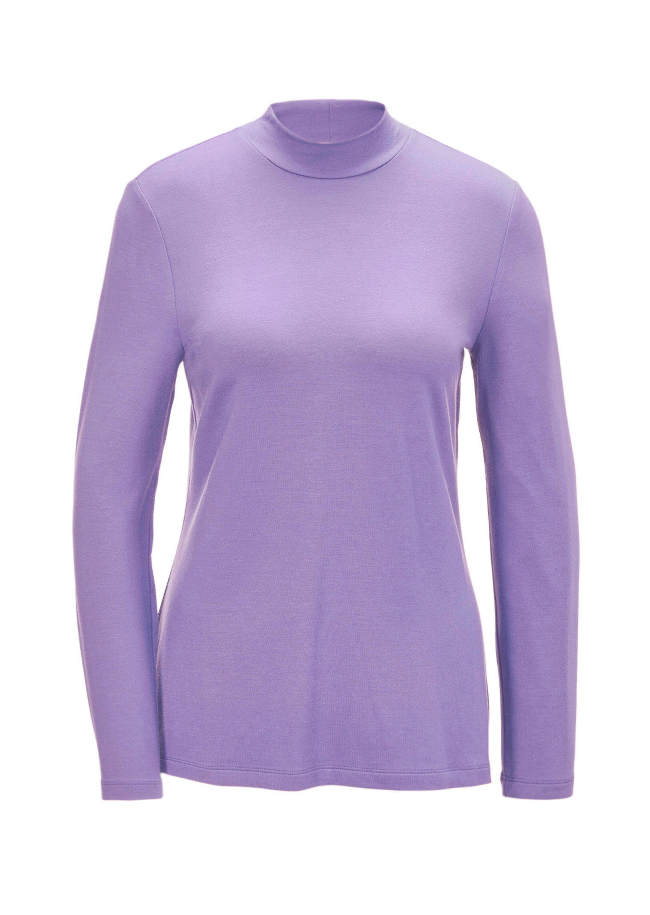 T-shirt à col droit à manches longues