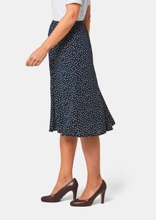 Leichter Midi-Rock mit Rundumgummizug thumbnail 3