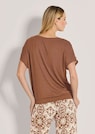 Relaxed summer top in a mixed-material design thumbnail 4