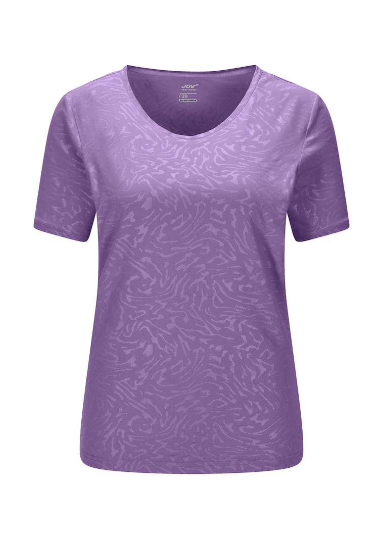 T-shirt de sport avec motif Jacquard raffiné
