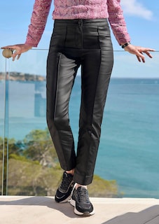 Beschichtete Hose BELLA in Leder-Optik thumbnail 7