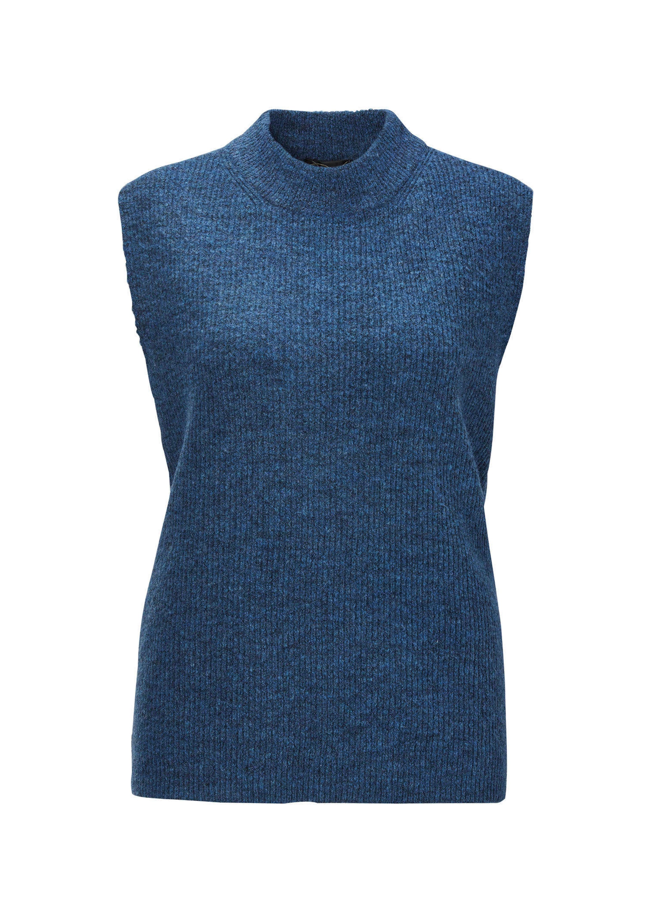 Rippstrick Pullunder mit Stehkragen