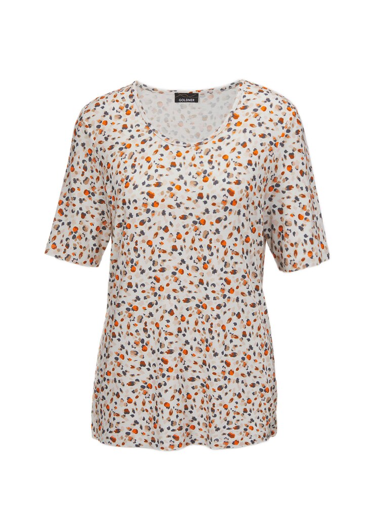 Druckshirt mit Rundhals und ½-Arm
