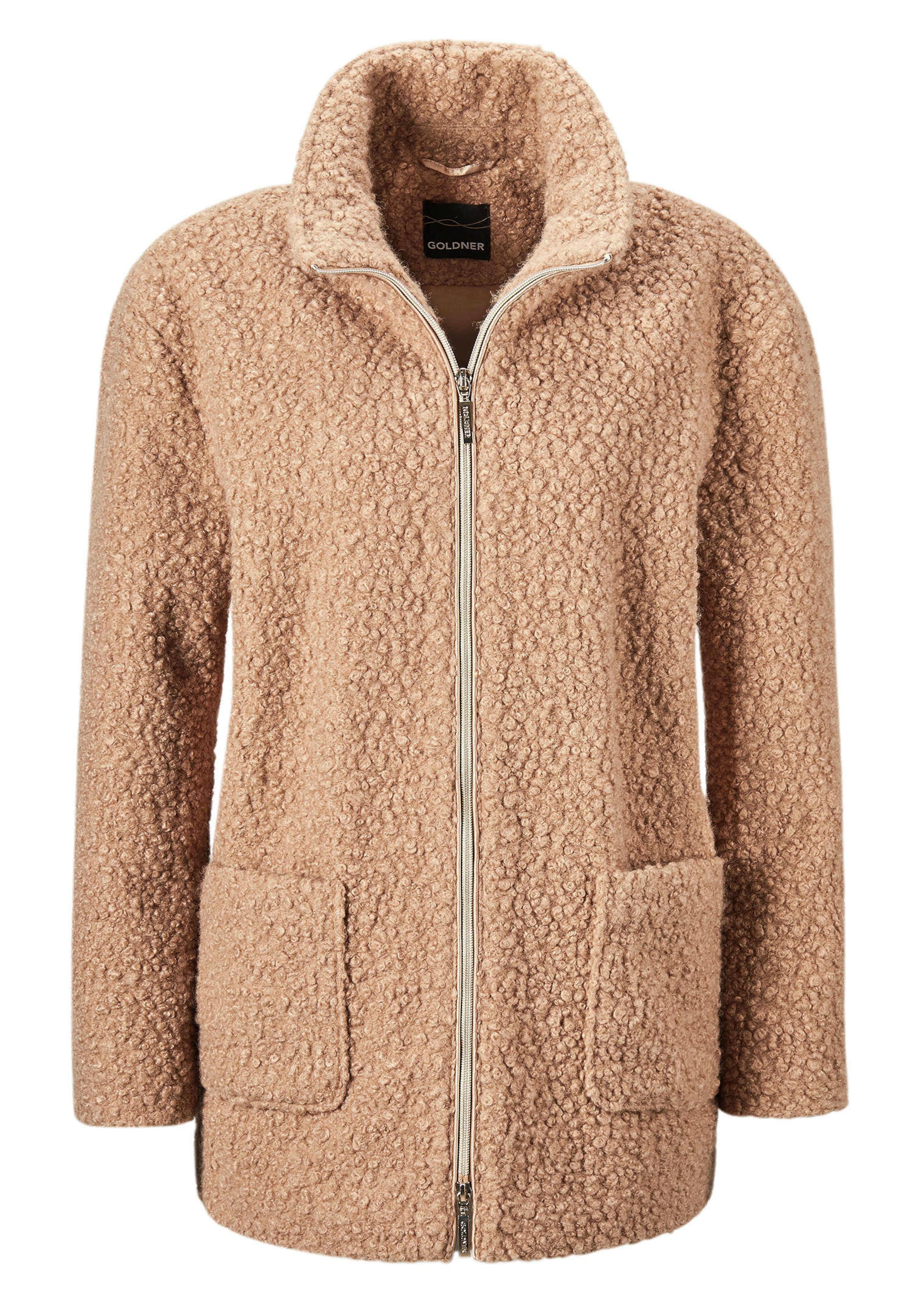 Veste teddy avec col montant