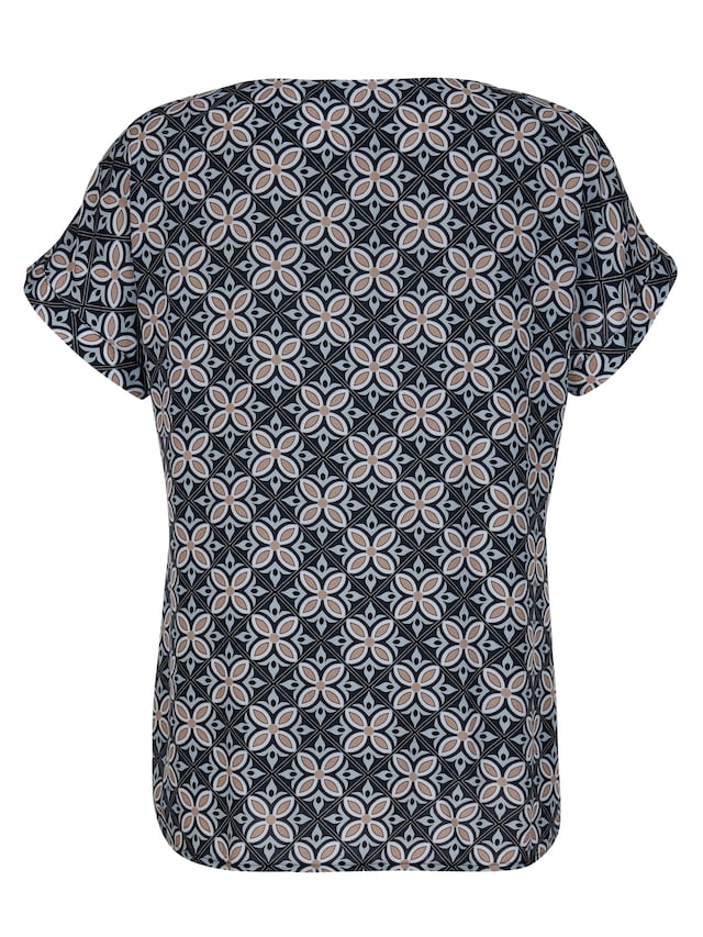 Bluse mit grafischem Druck 5