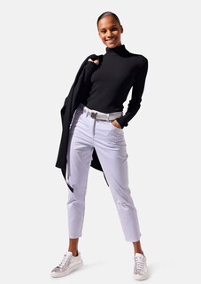 Rippstrick-Pullover mit Rollkragen thumbnail 2