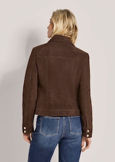 Lederjacke aus Ziegenvelours thumbnail 3