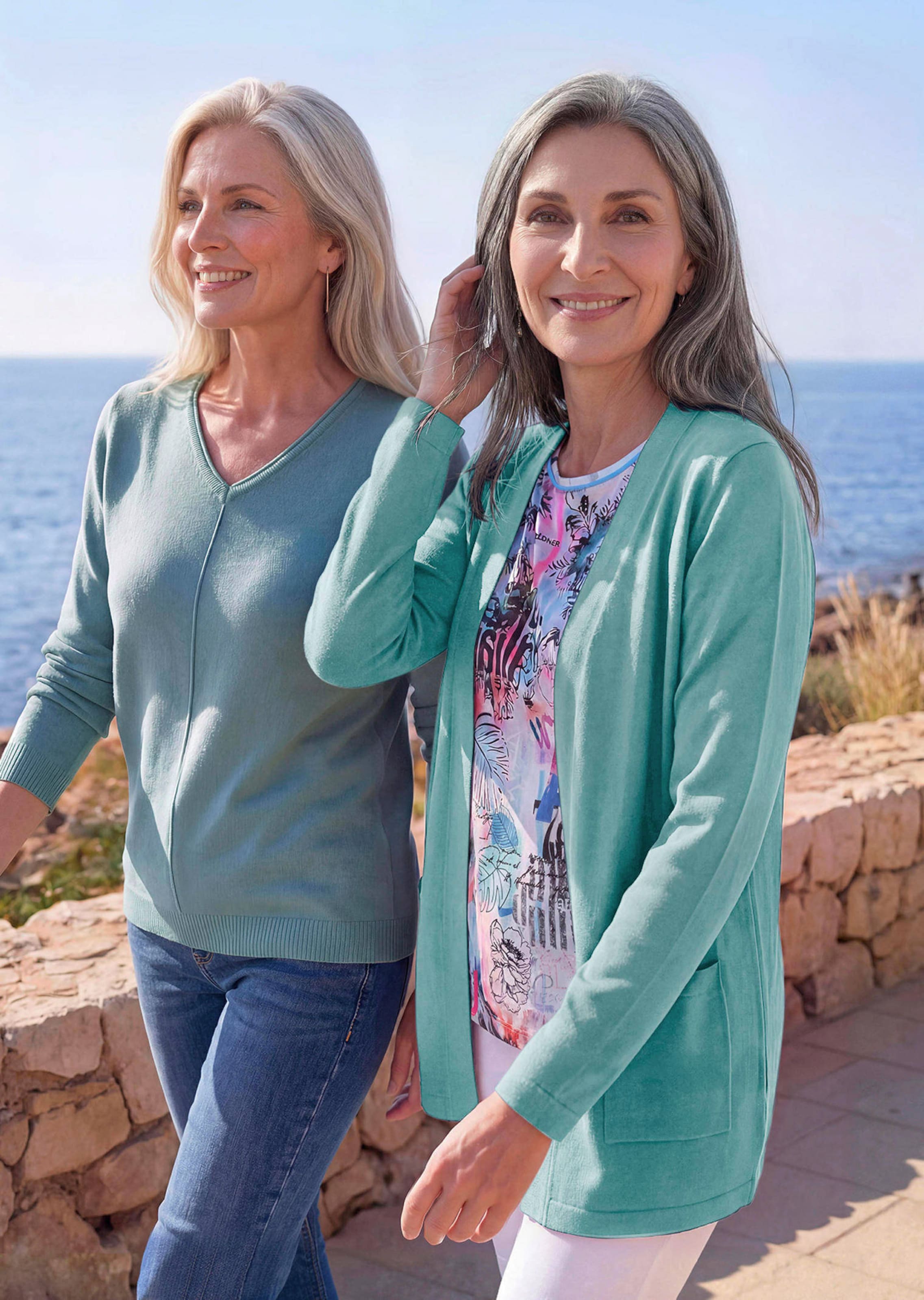 Verschlussloser Cardigan aus COTTAMIRA