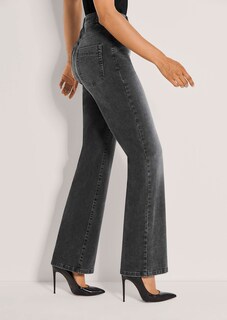 Weite Jeans mit leichtem Bootcut thumbnail 4