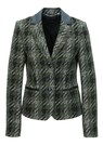 Houndstooth blazer in high-quality Italian jacquard fabric thumbnail 1