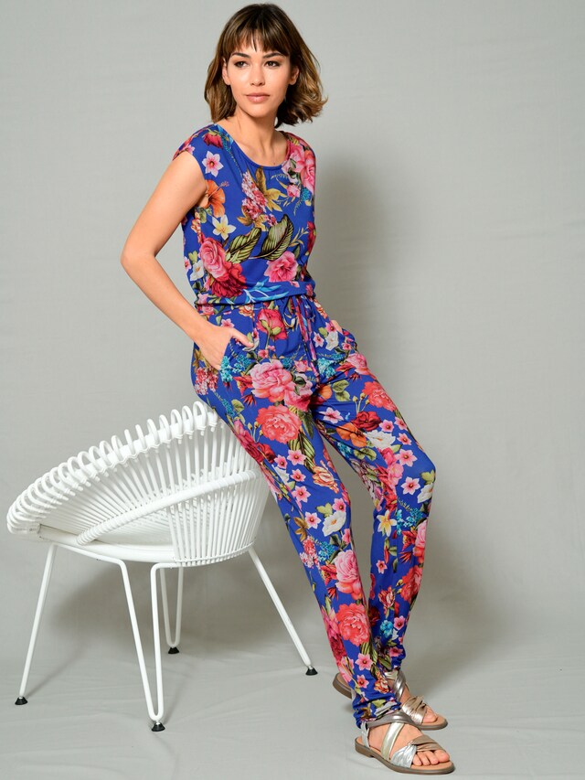 Overall im Blumendessin 1