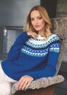 Jacquard-Pullover mit Norweger-Muster thumbnail 7