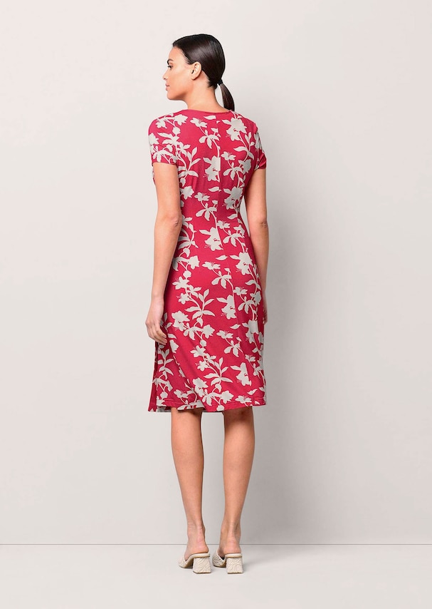 Jerseykleid mit Raffung 2