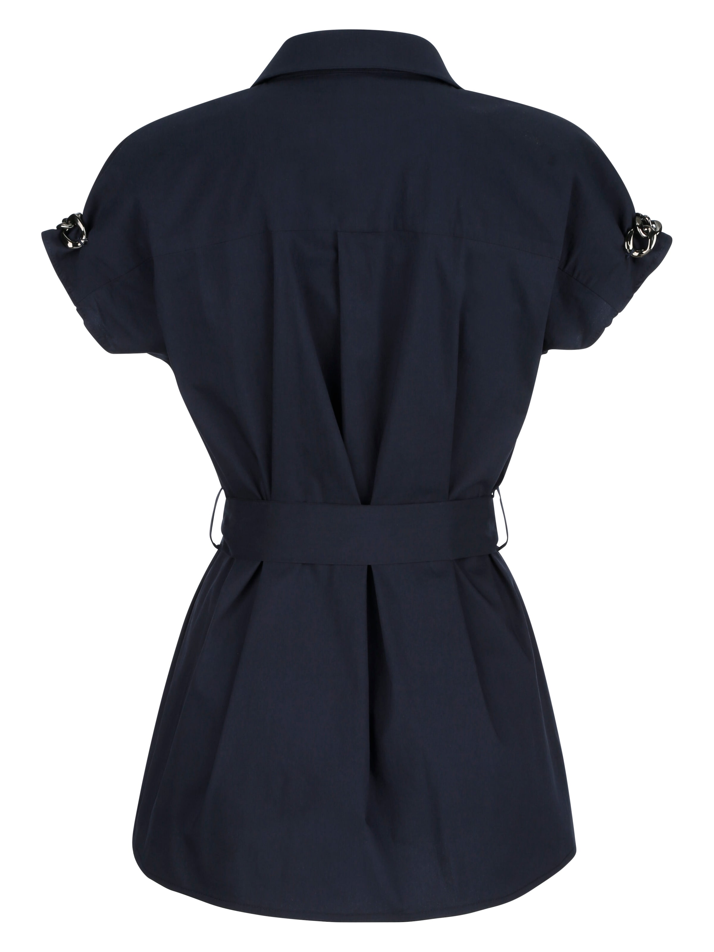 Longbluse mit Kettendetails am Arm