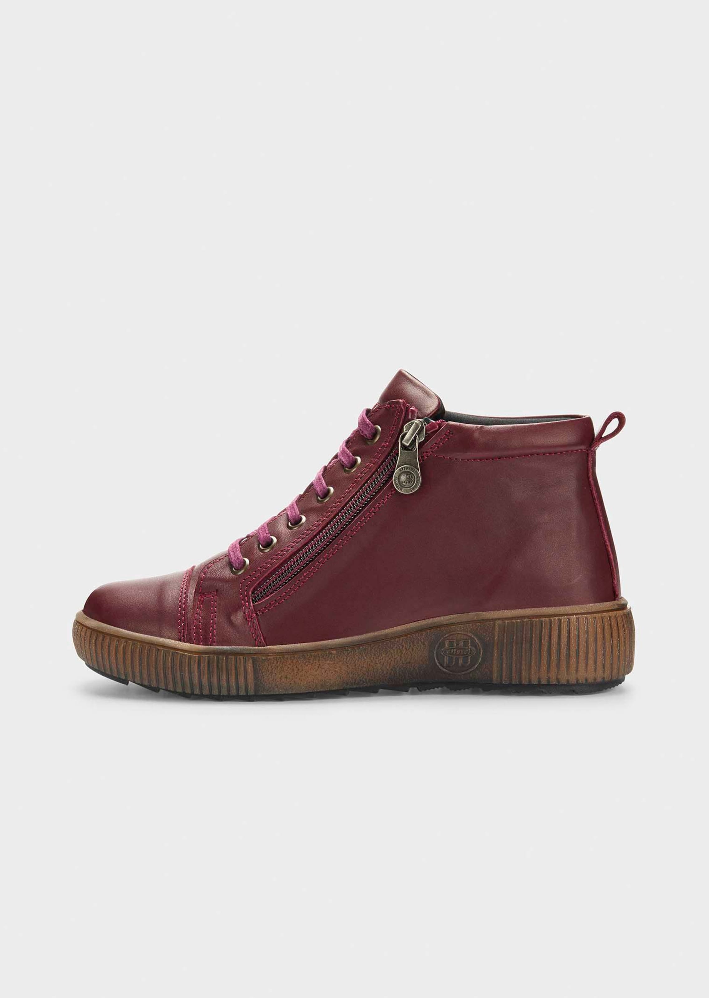 Lederschuhe mit Reißverschluss