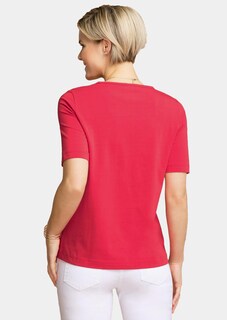 T-shirt avec charmante encolure et pierres décoratives thumbnail 3