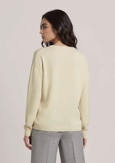 Pull en V en bon cachemire thumbnail 3