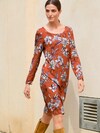 Kleid mit Krempelärmel thumbnail 4