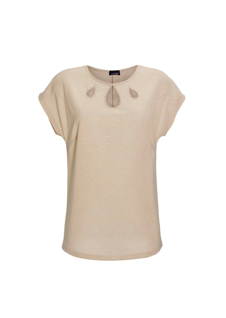 Elegantes Shirt mit feinen Glanzgarnen