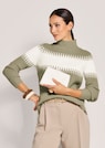 Pull avec motif à larges rayures thumbnail 4