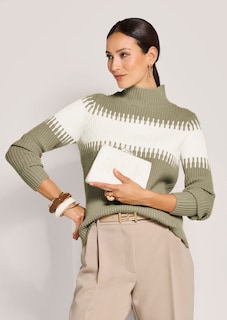 Pull avec motif à larges rayures thumbnail 4