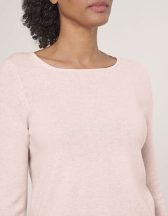 Cashmere jumper with boat neckline thumbnail 5