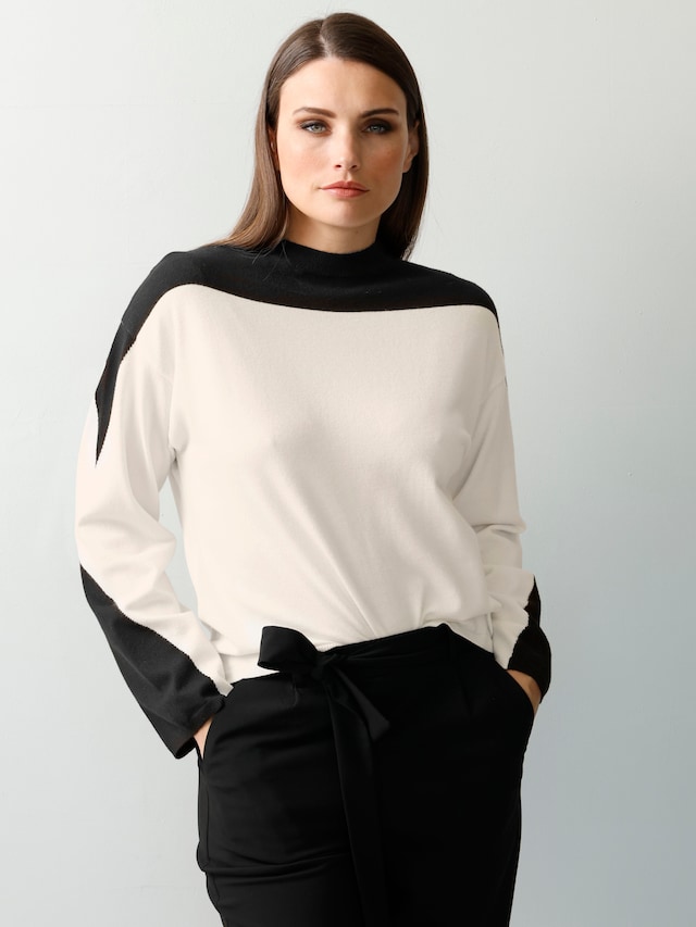 Pullover in Bi-Color Optik 3