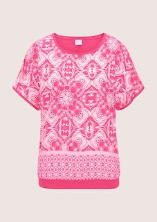 Relaxed summer top in a mixed-material design thumbnail 7