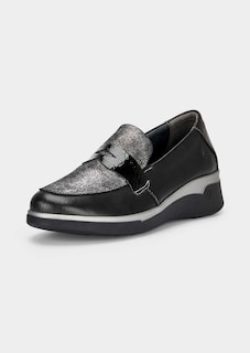 Glinsterende schoenen met lakaccenten thumbnail 1