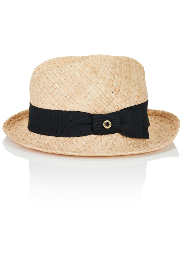 Trilby made from paper straw