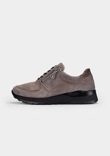 Chaussures à lacets hallux en cuir et textile thumbnail 4