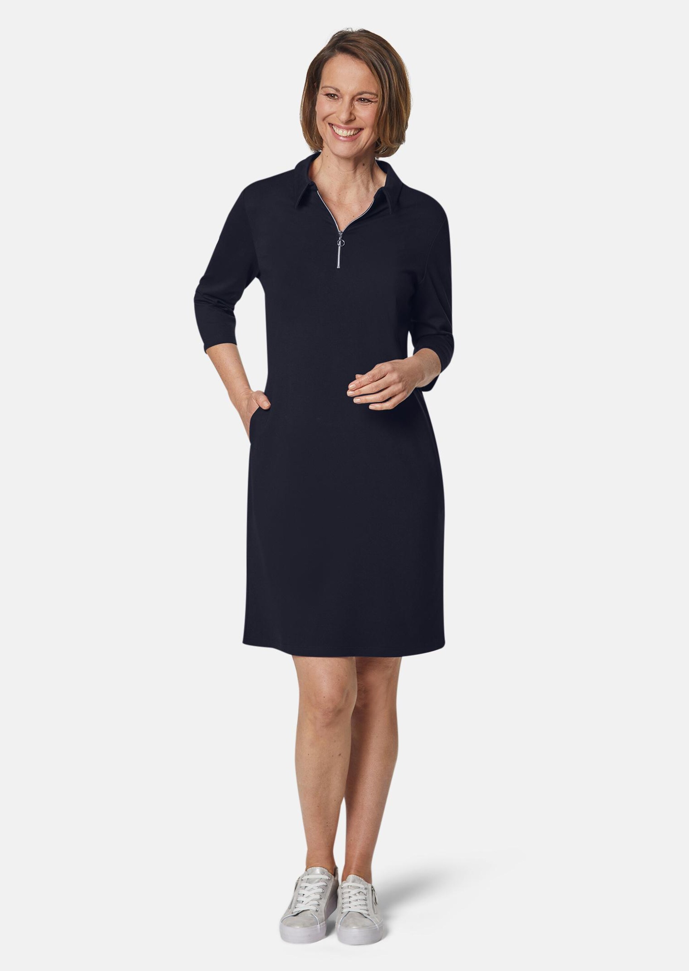 Robe polo - marine - Gr. 52 de Goldner Fashion