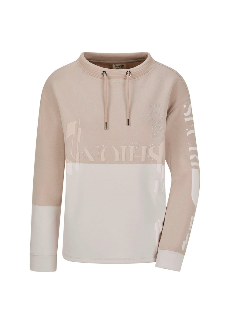 Sweat-shirt avec imprimé embossé