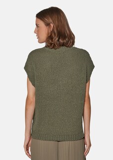 Chunky knit jumper with lace pattern thumbnail 3