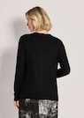 Verschlusslose Shirtjacke mit funkelnden Steinchen thumbnail 3