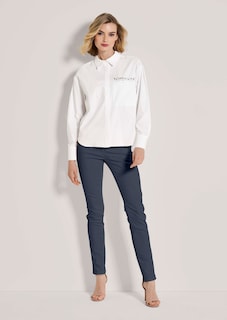 Bluse mit Glanz-Akzent thumbnail 2