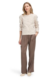 Edle Bouclé-Jacke mit Fransenkante thumbnail 3