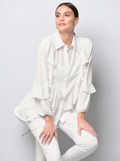 Bluse mit Volant thumbnail 7