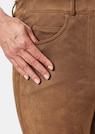 Bi-elastische Hose in superweichem Veloursleder-Look thumbnail 5