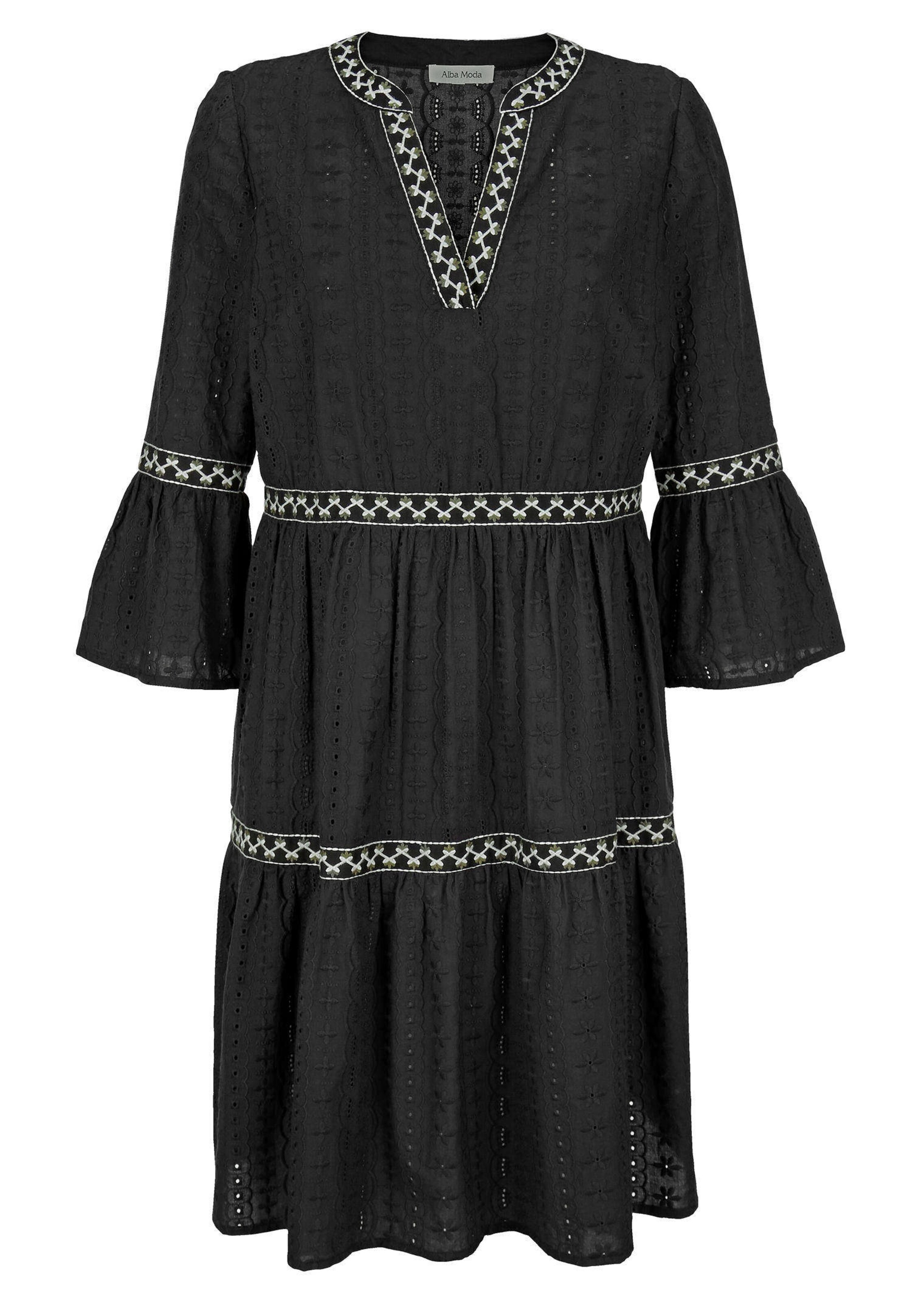 Kleid allover mit filigraner Lochstickerei 4