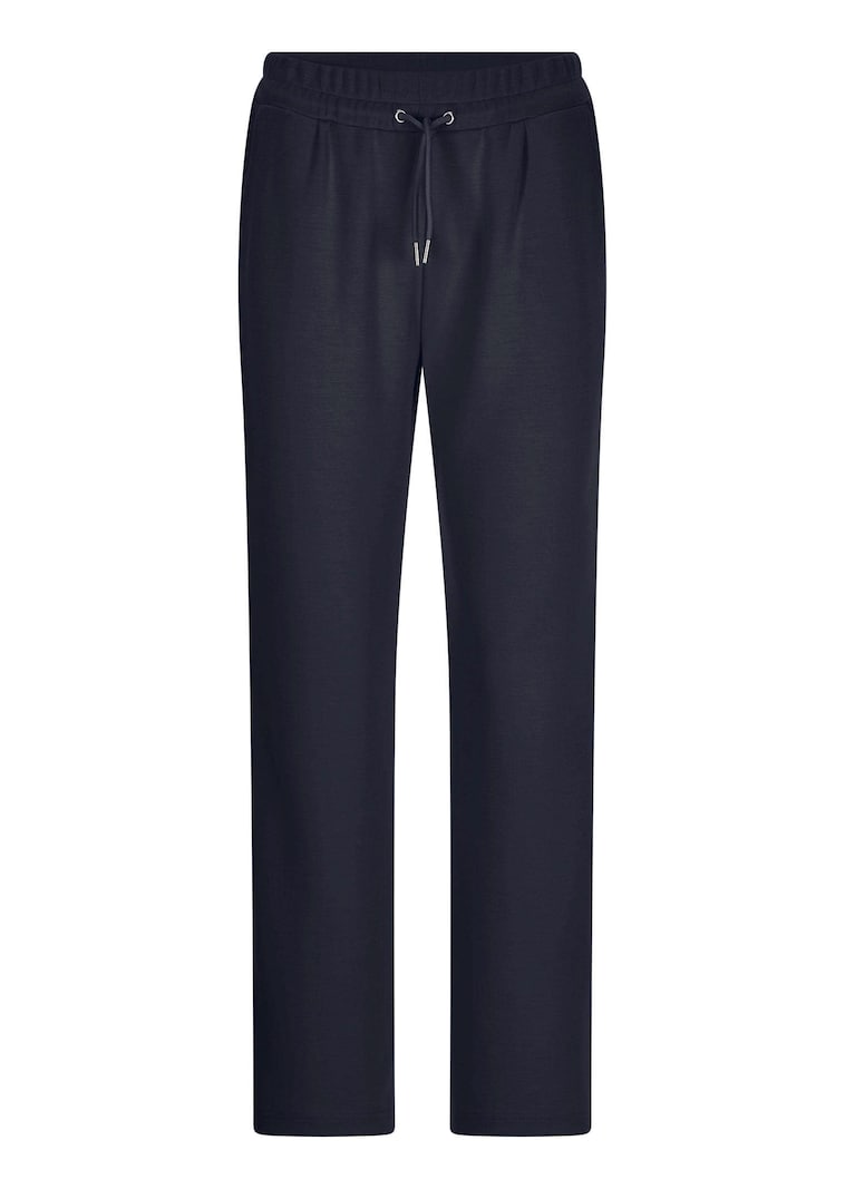 Pantalon de sport avec bandes à effet visuel allongeant sur les côtés