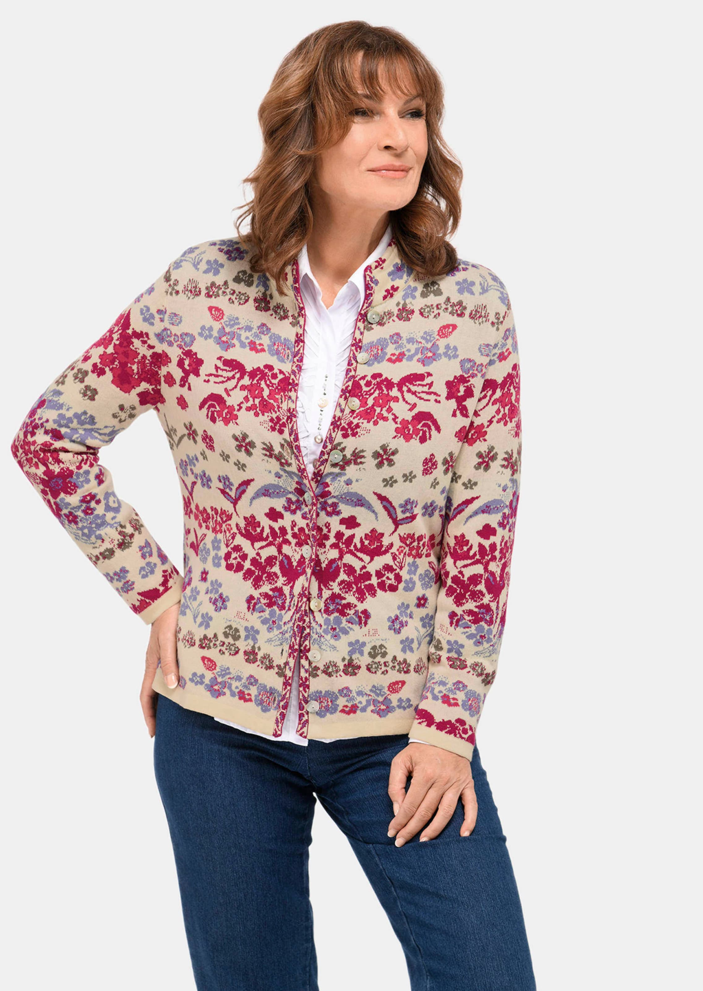 Cardigan à motif jacquard