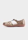 Leder-Sandalen in Flechtoptik thumbnail 4