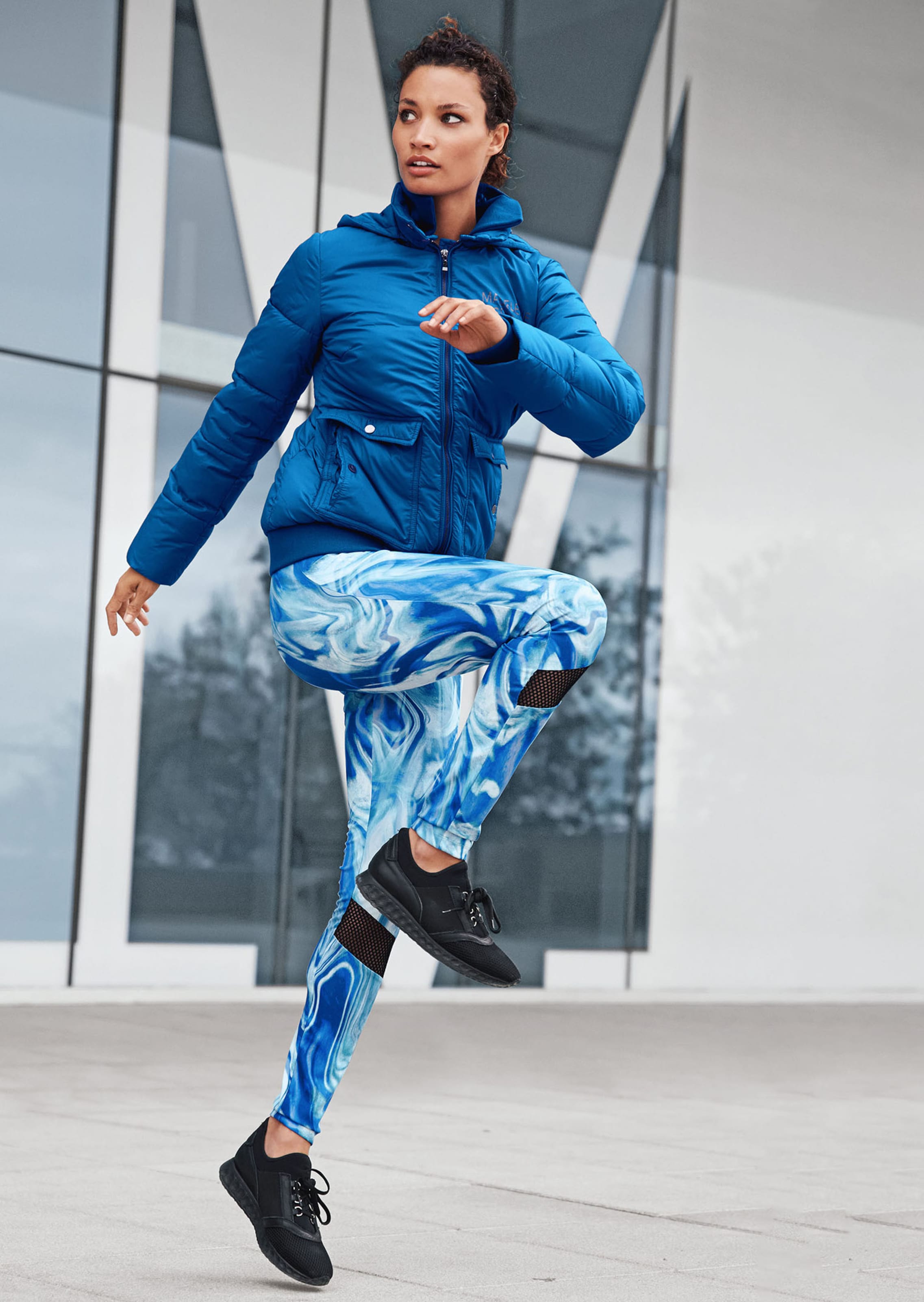 Leggings mit coolen Netzeinsätzen