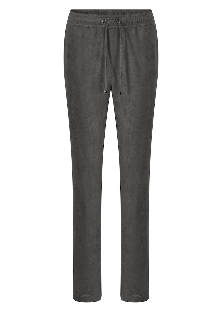 Stretch Hose SARA in Veloursleder-Optik