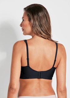 Soutien-gorge doux avec coque lisse et détails en dentelle thumbnail 2