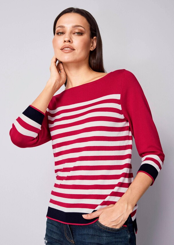 Pullover mit Streifendessin 6
